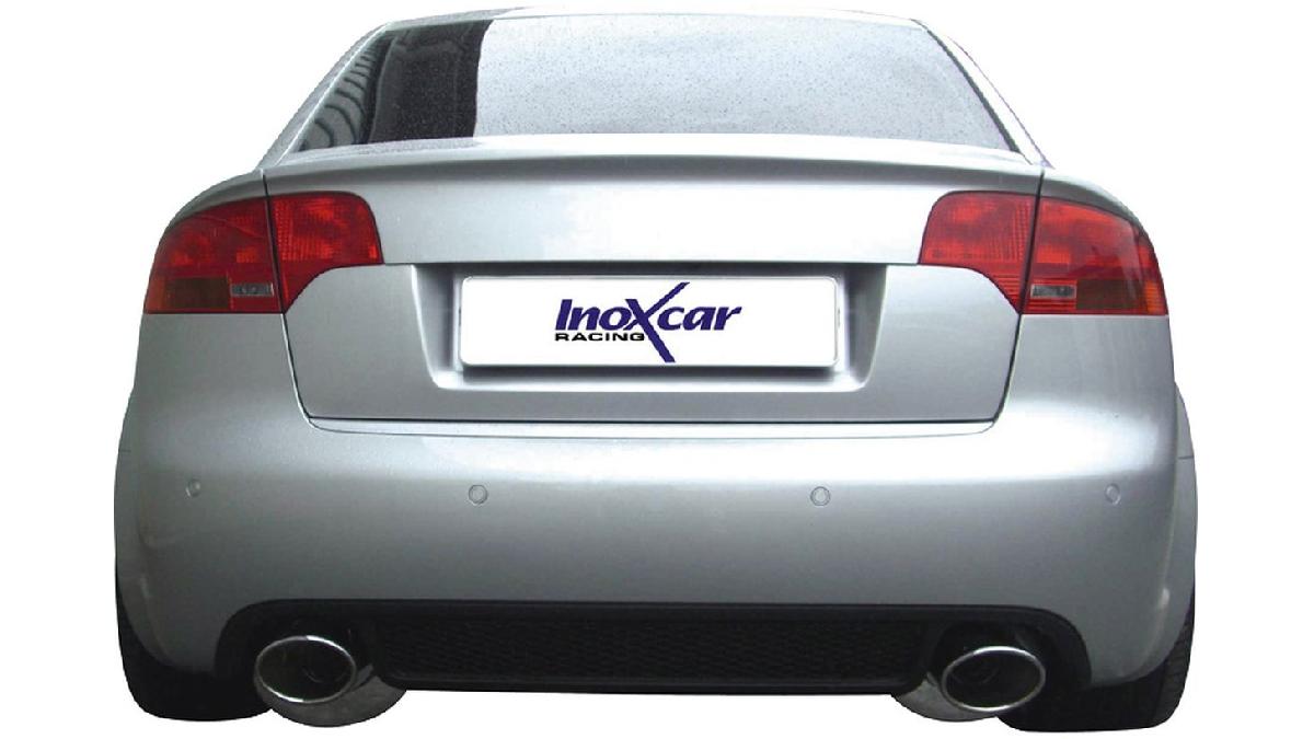 100%25+Inox+%C3%89chappement+Double+sur+mesure+pour+Audi+RS4+4.2+V8+2006-+Droite%2FGauche+150x105mm+Oblong